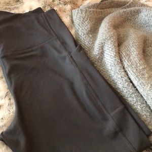 Dark grey workout leggings